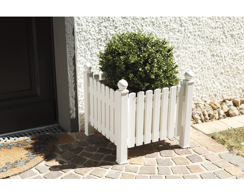 Blome landelijke plantenpot, kunststof, 48x48x48 cm, wit