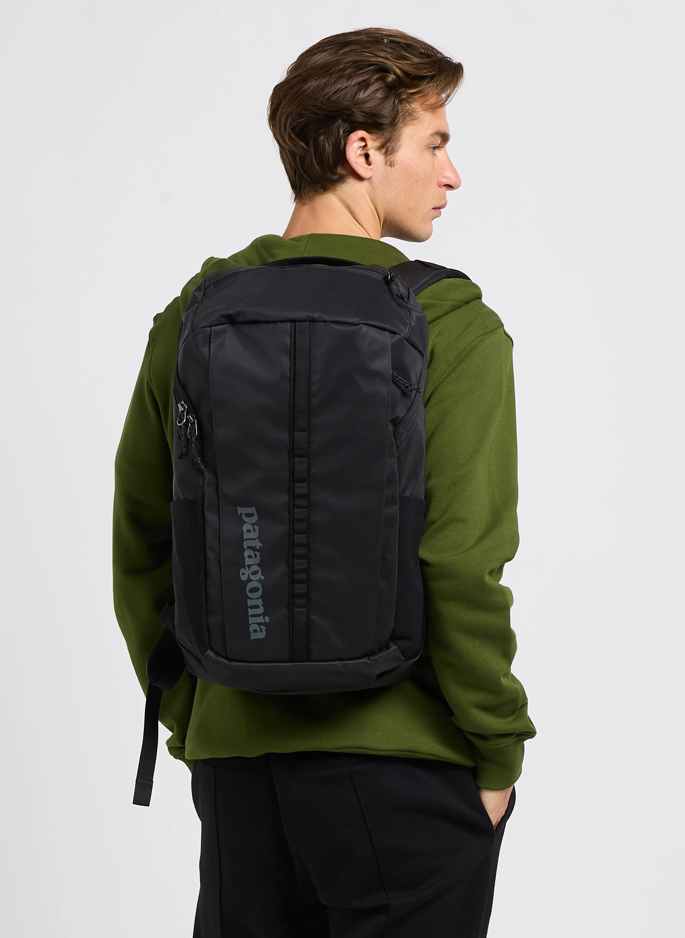Sac à dos en fibres recyclées | Noir