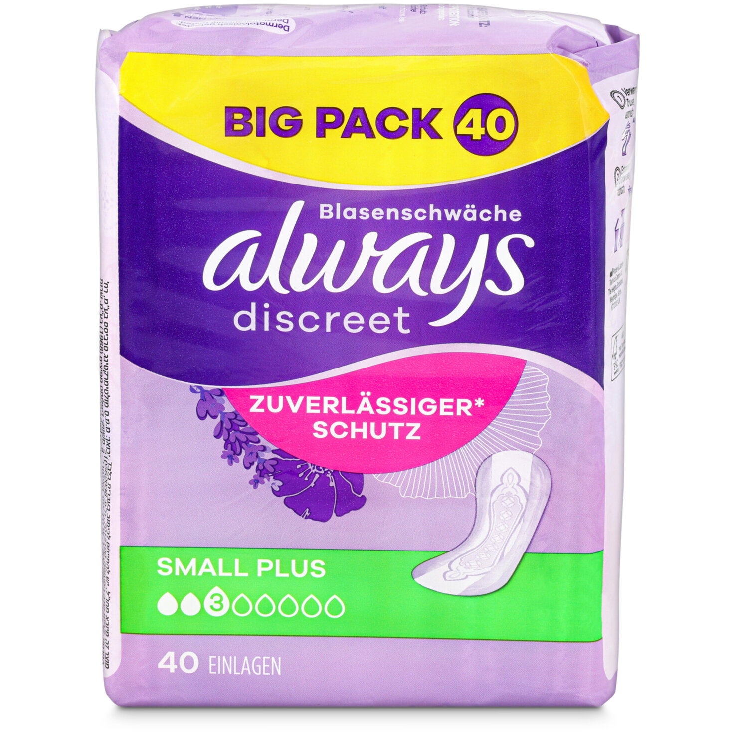 Always Discreet Small Plus BigPack 40 Stück