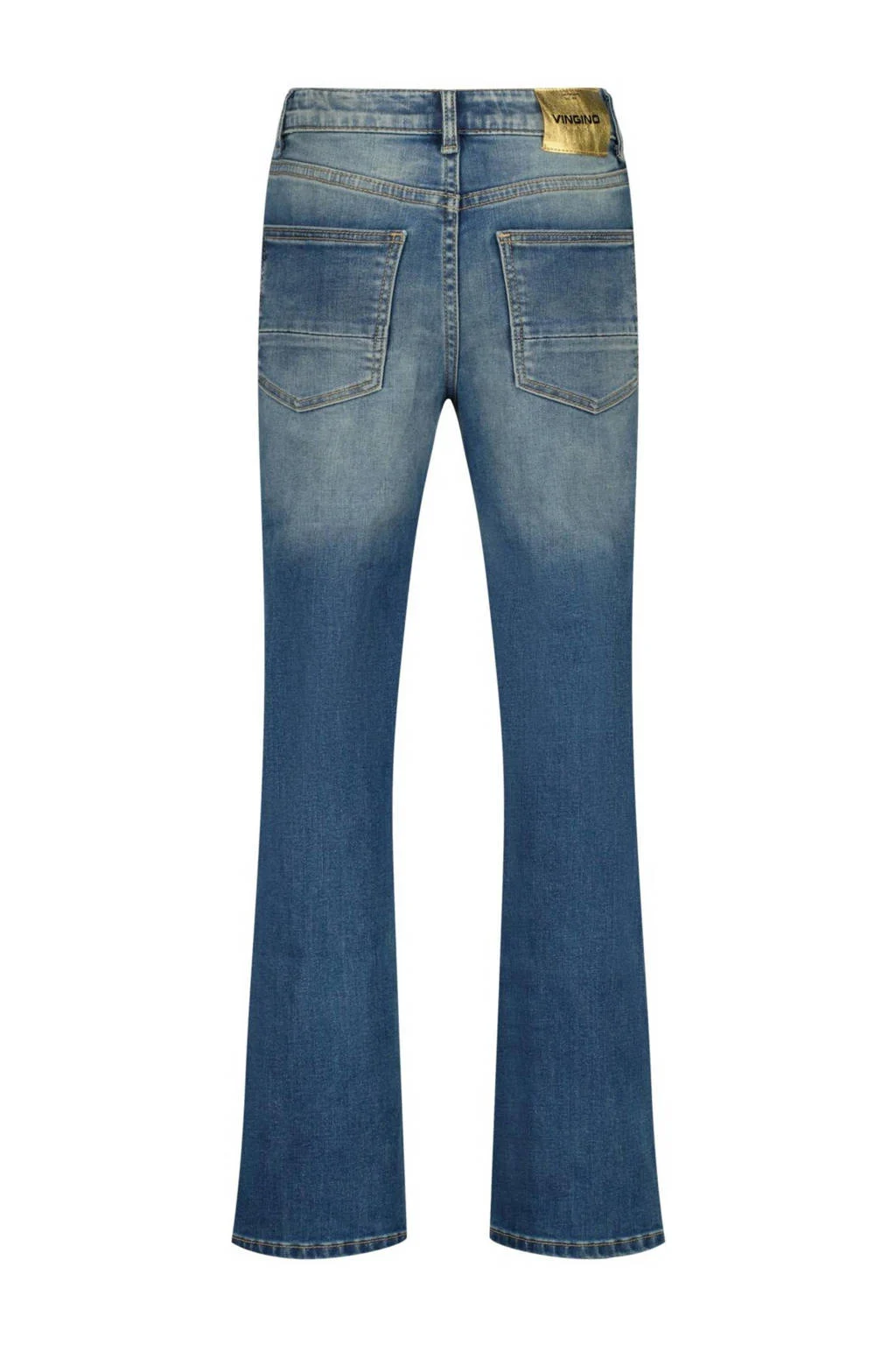 Vingino straight leg jeans Catie medium blue denim