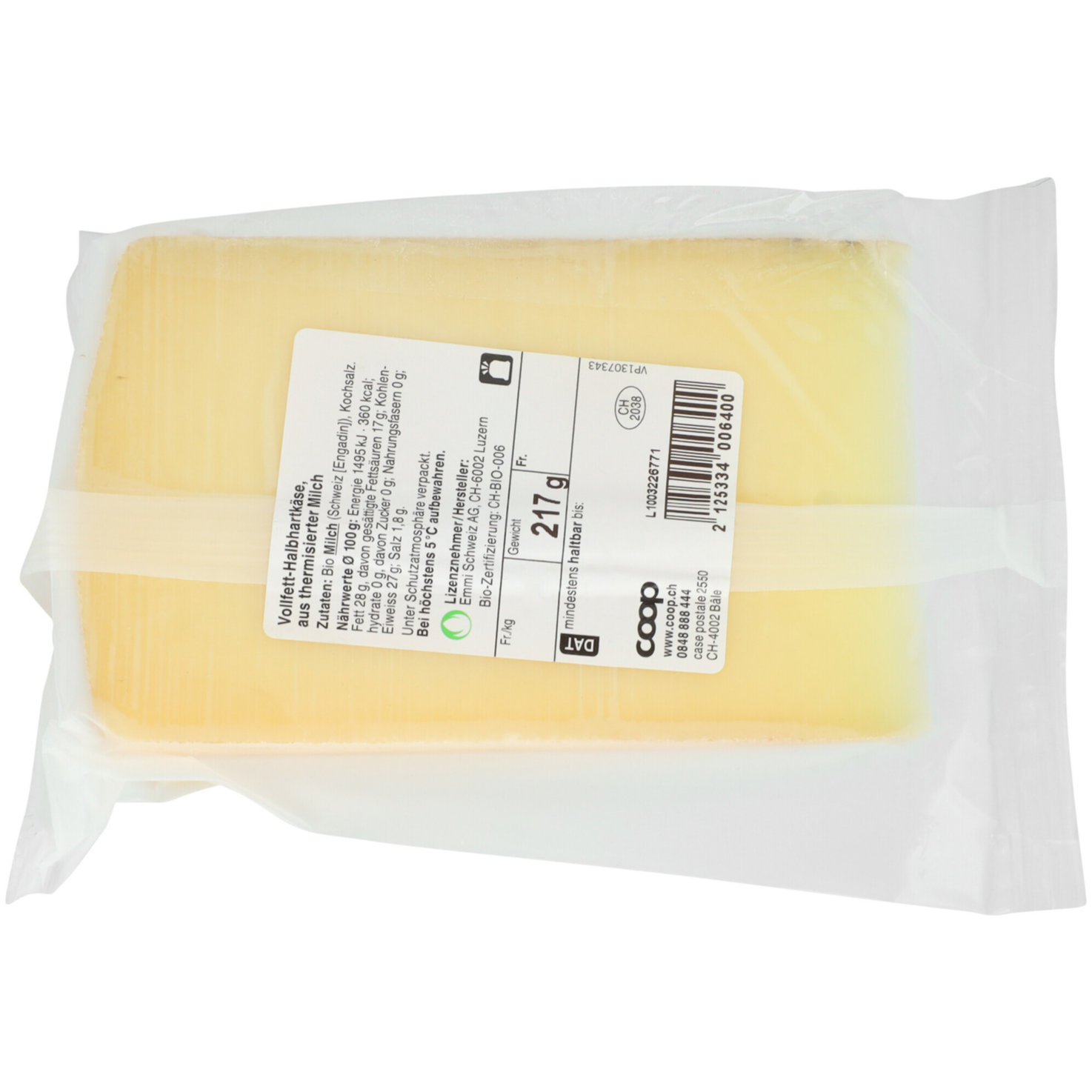 Naturaplan Bio Regio Engadiner ca. 220g