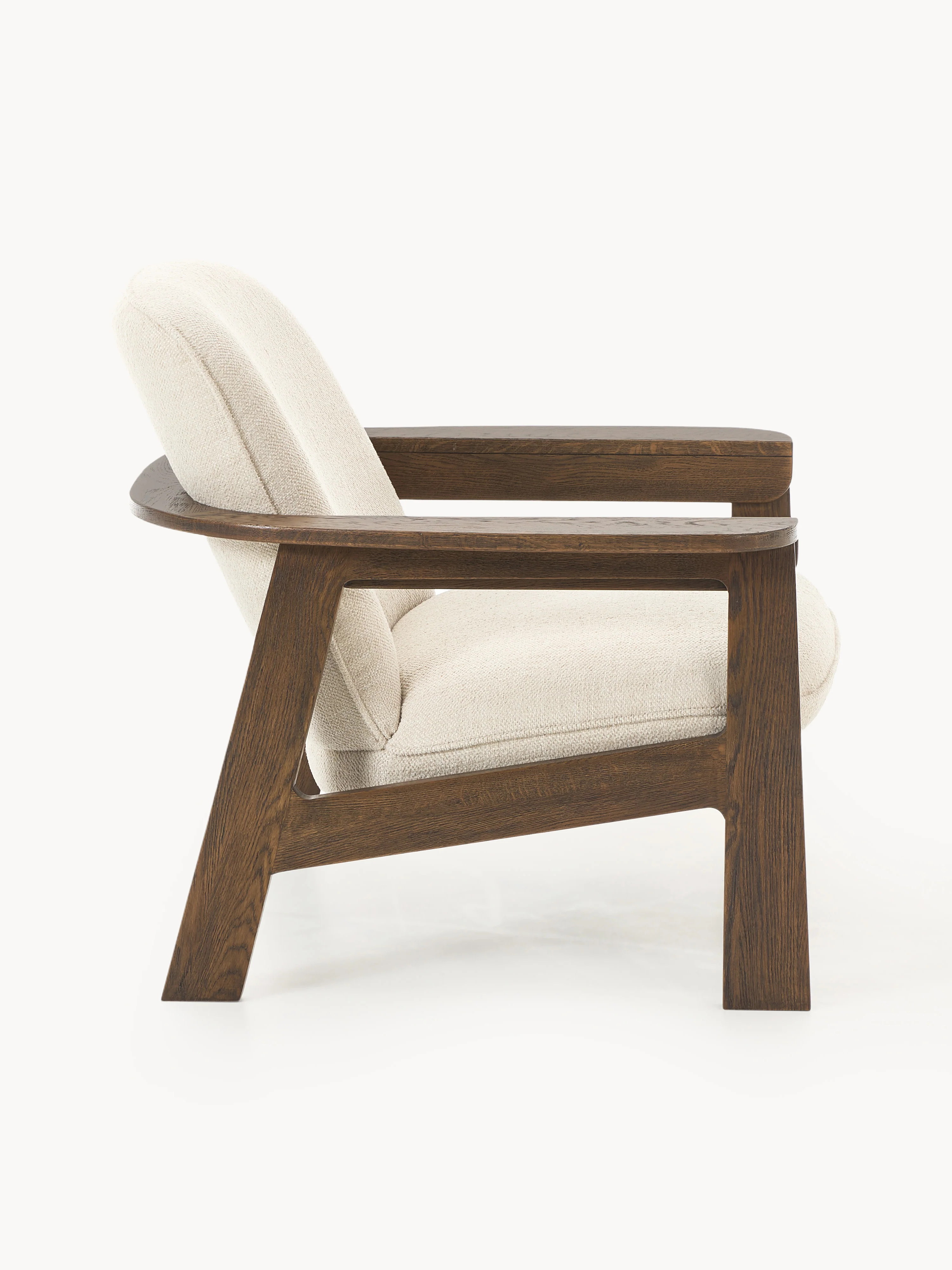 Loungefauteuil Steve van eikenhout