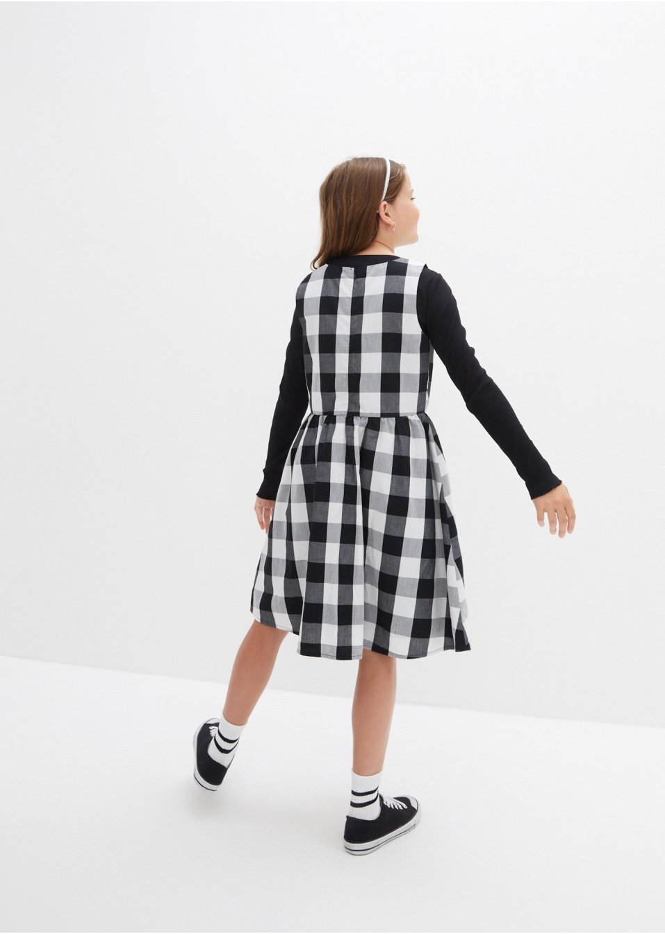 Robe à carreaux fille