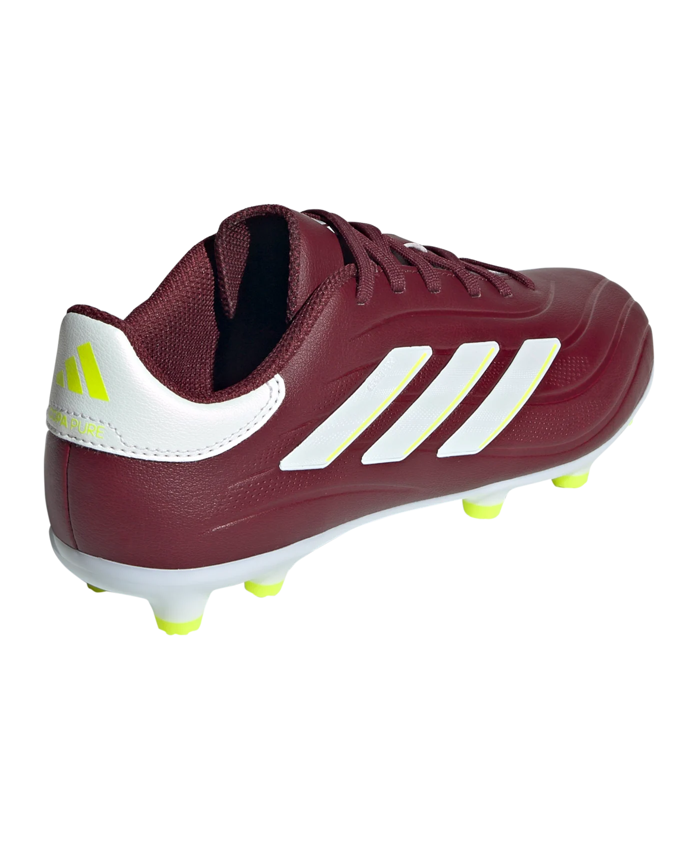 adidas COPA Pure 2 League FG Kids Energy Citrus Rot Weiss Gelb