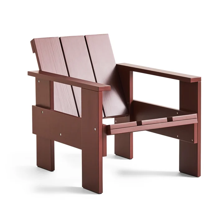 HAY - Crate Lounge Chair, L 77 cm, iron red