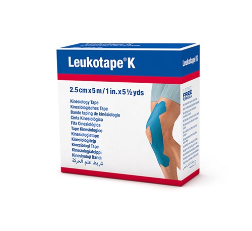 LEUKOTAPE K Kinesiologisches Tape 5mx2.5cm blau 1 Stk