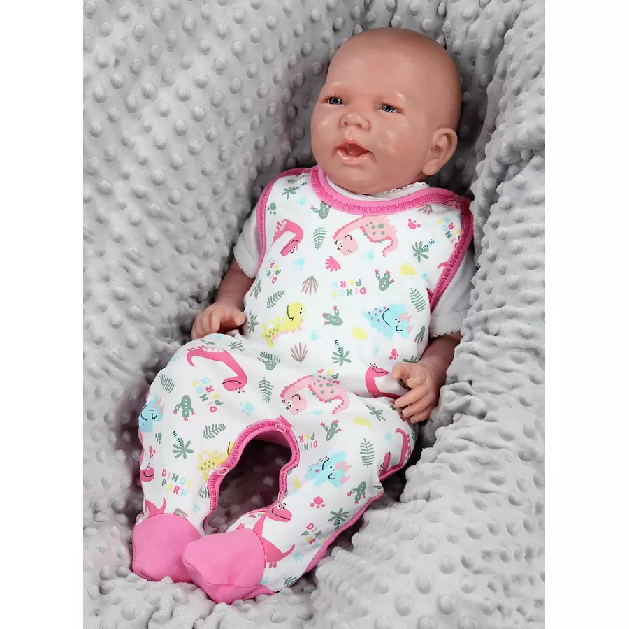 TupTam Baby Strampler Gemustert 2er Set altrosa