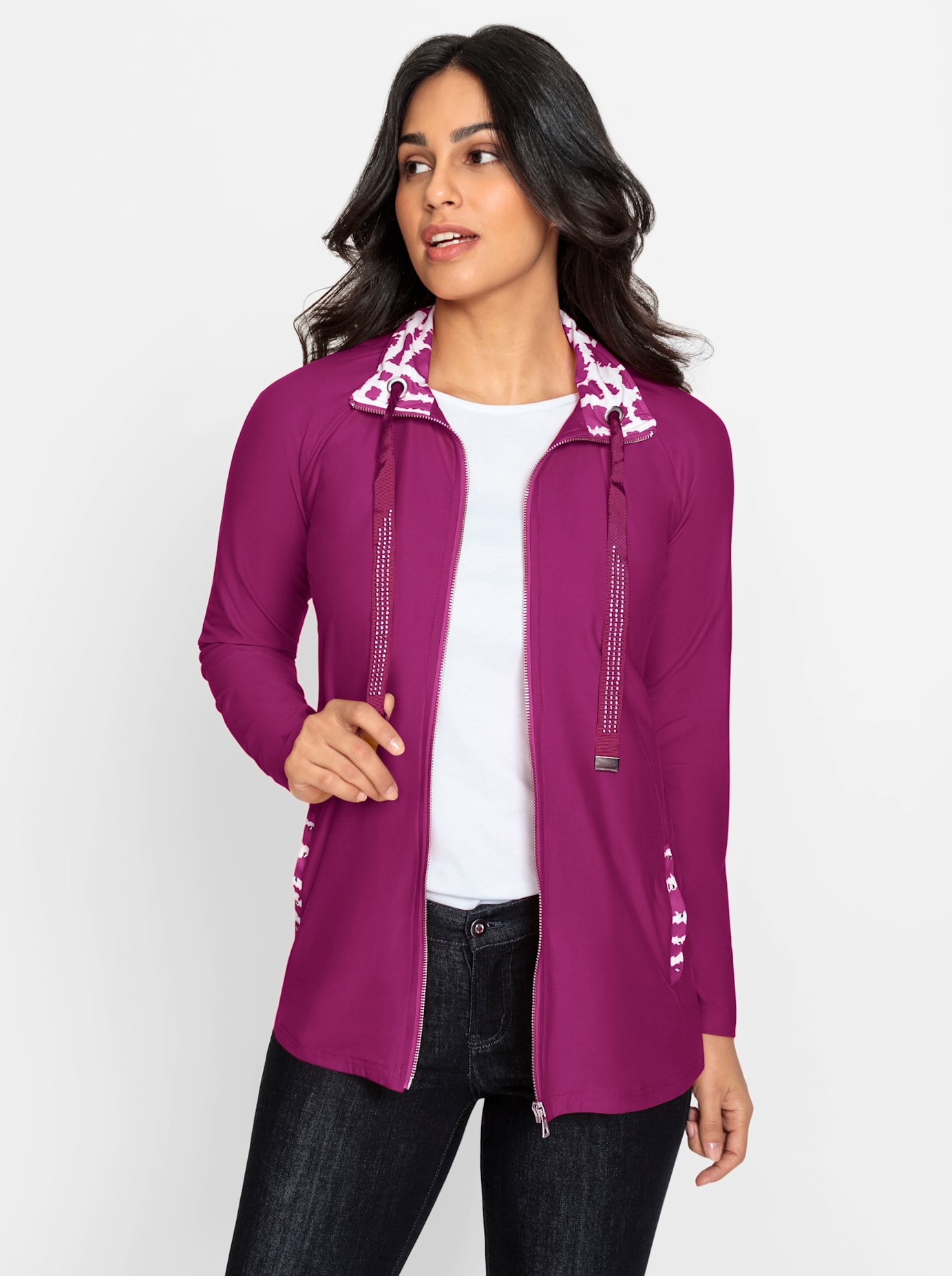 Inspirationen Shirtjacke »Shirtjacke« 1 Stk. tlg.