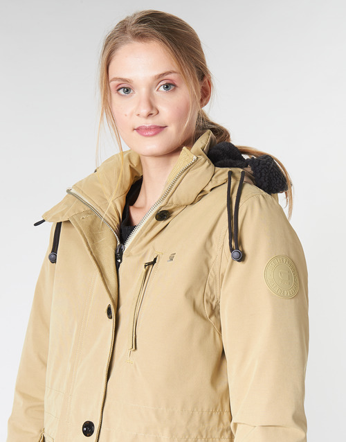 G-Star Raw - NEW DUTY PDD HDD PARKA WMN - Beige