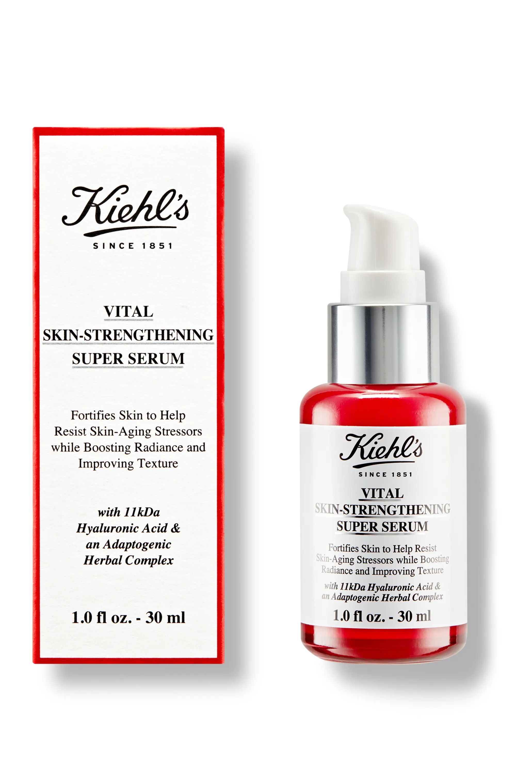 Kiehl's Super sérum fortifiant concentré en acide hyaluronique Vital Skin-Strenghtening-30 ml