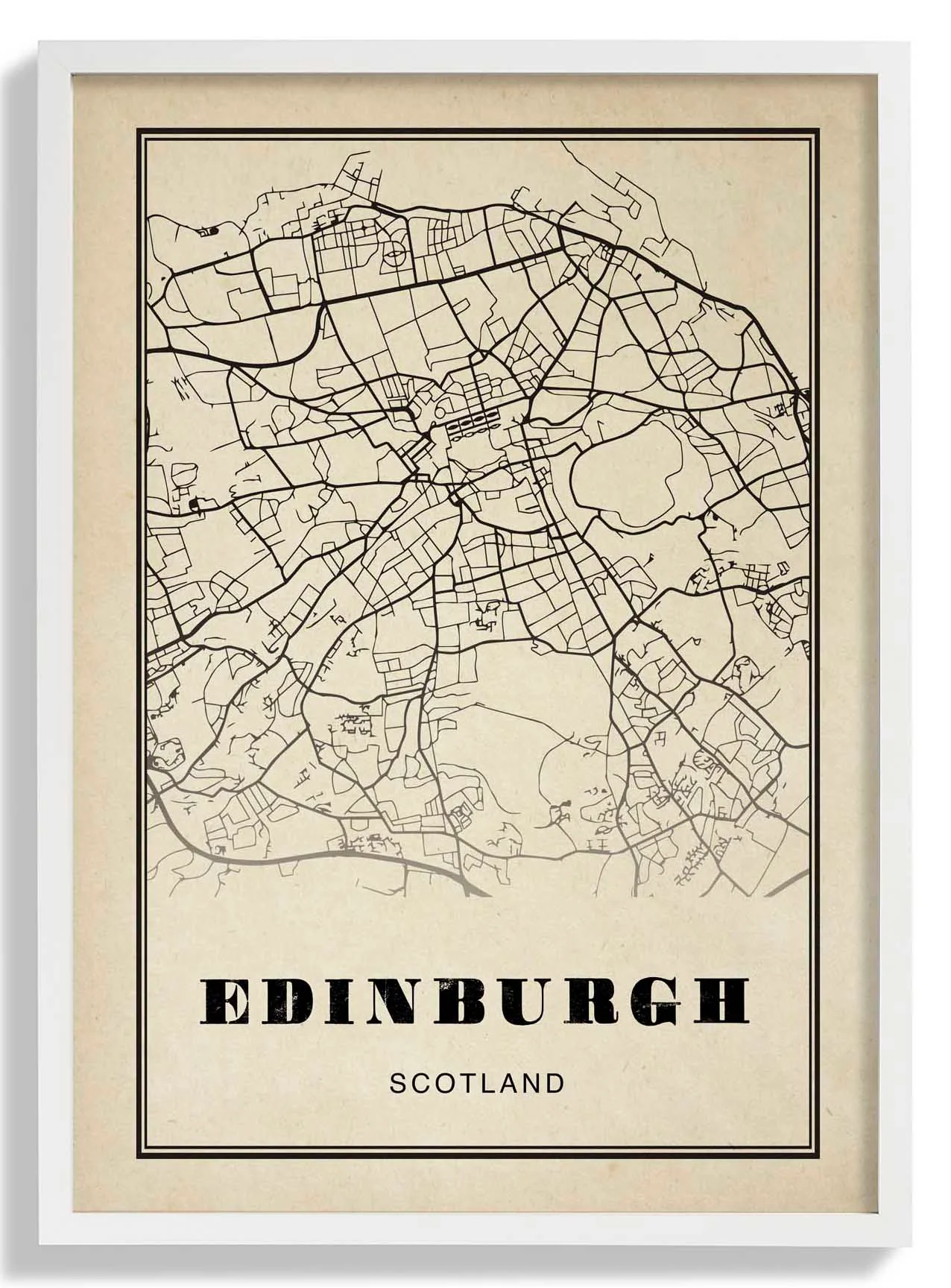 Edinburgh Stadt Sepia