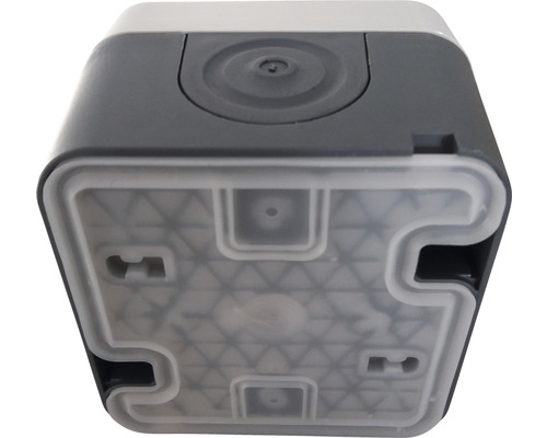 Berker 47403515 Opbouw-veiligheidsstopcontact IP55 grijs/lichtgrijs-mat W.1 met klapdeksel