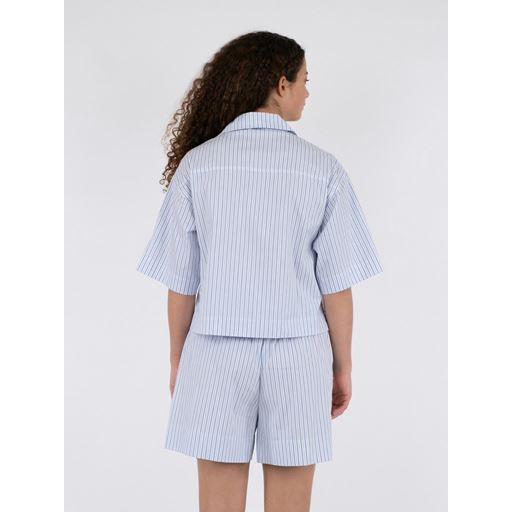 Neo Noir Ginna Stripe Skjorte, Light Blue, 40