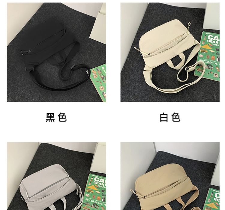 IOU - Effen nylon crossbodytas