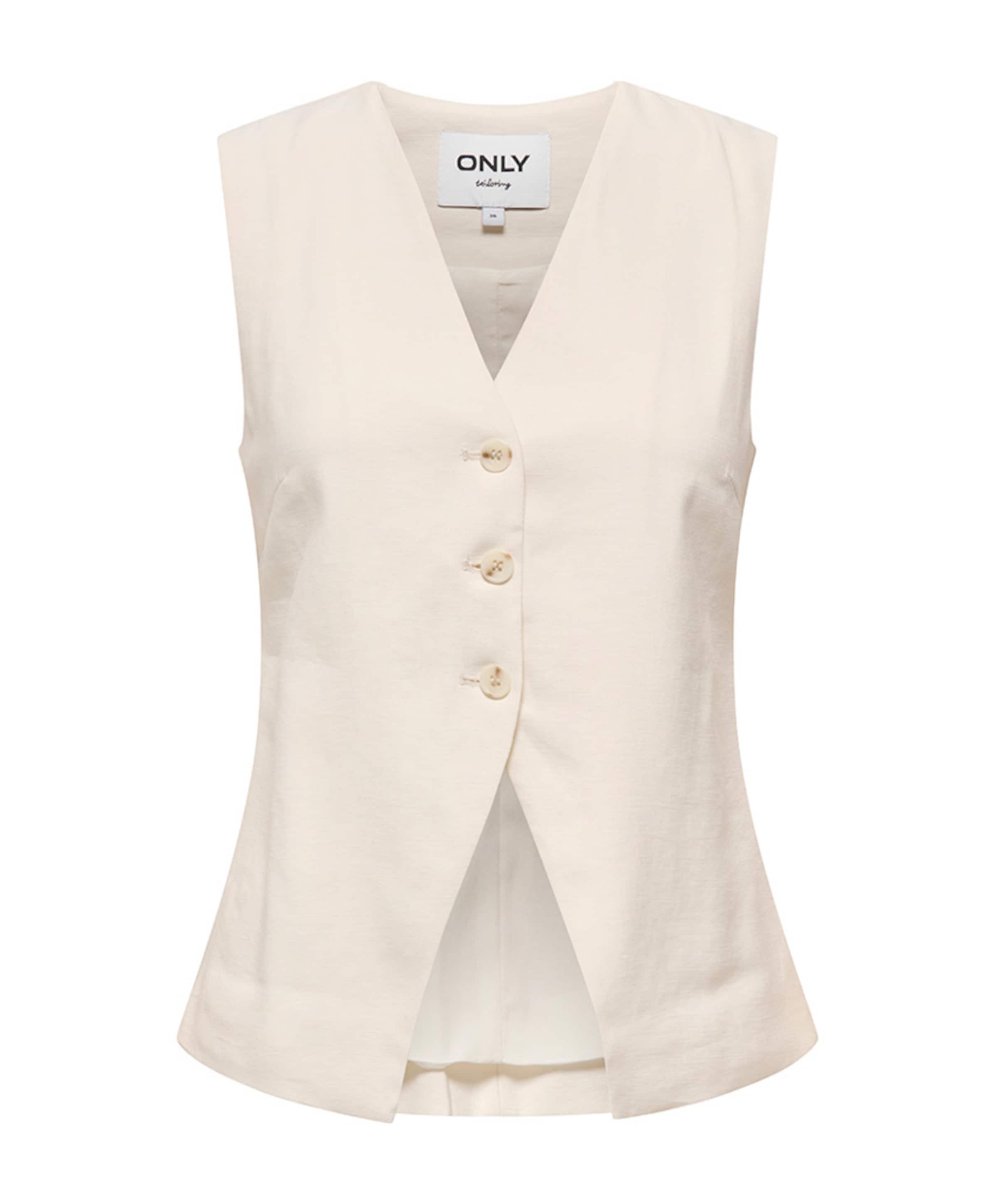 Only Dames gilet ecru