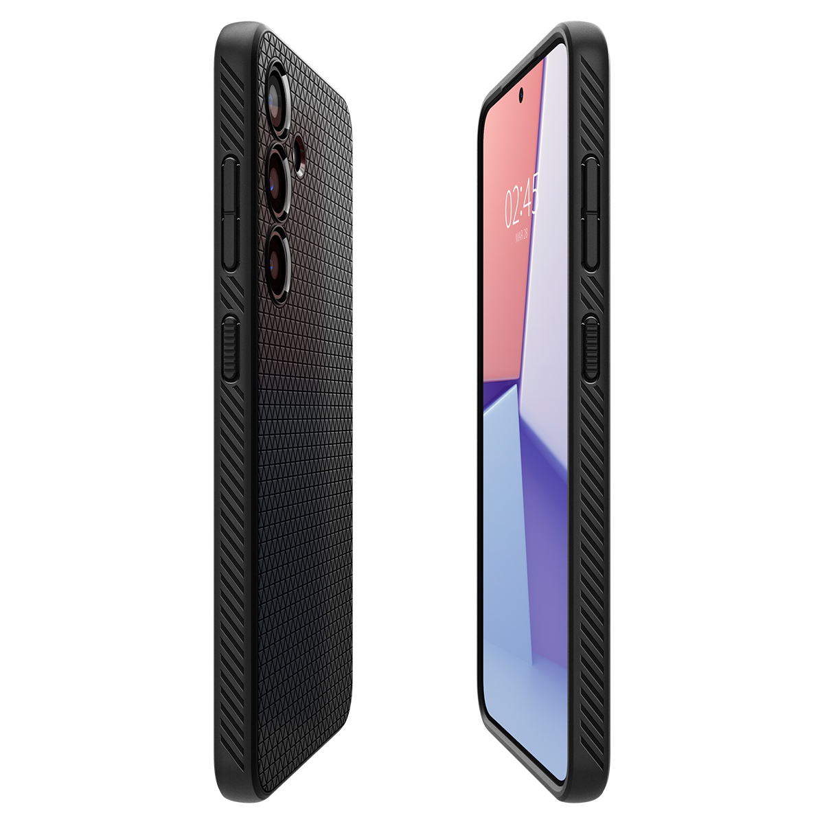 Samsung Galaxy S24  Plus Liquid Air Case Gummi Hülle (ACS07327) - Schwarz (Matt)