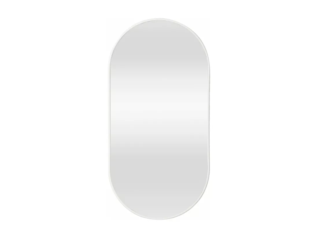 Miroir mural ovale 40 blanche 80 x 2.8 x 40 cm 03_0007954