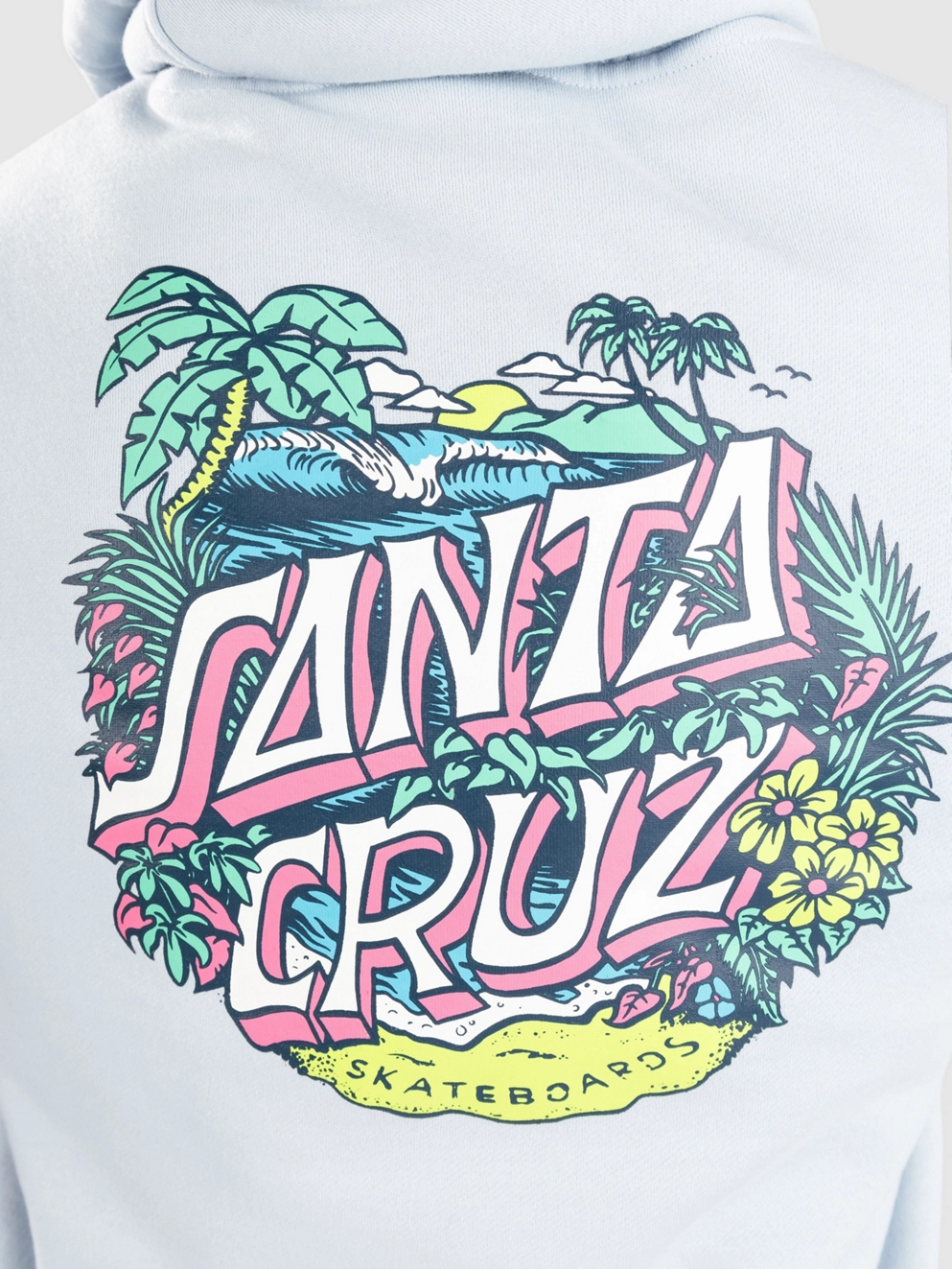 Santa Cruz Aloha Dot Hoodie fresh blue