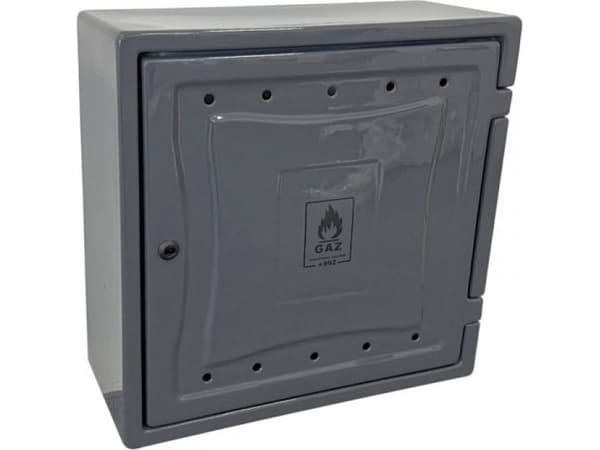 UN GASSMÅLERDEKKSEL AV PLAST 240*600*600MM MED GRAFITTBAK
