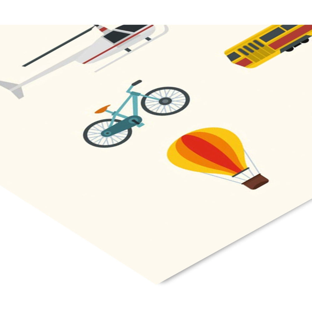 Køb Poster & Frame Citatplakat - Transport – Børneplakat