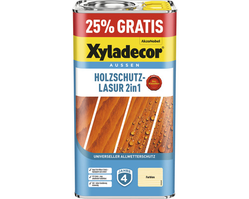 XYLADECOR houtbeits, kleurloos, 4+1 L (+25%) vrij
