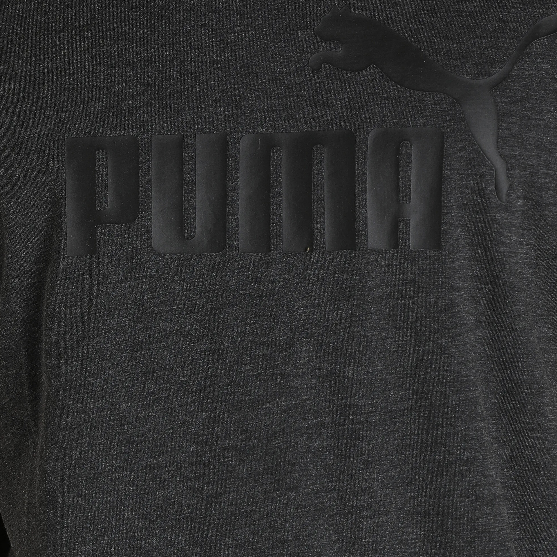 PUMA ESS Heather Herren T-Shirt grau