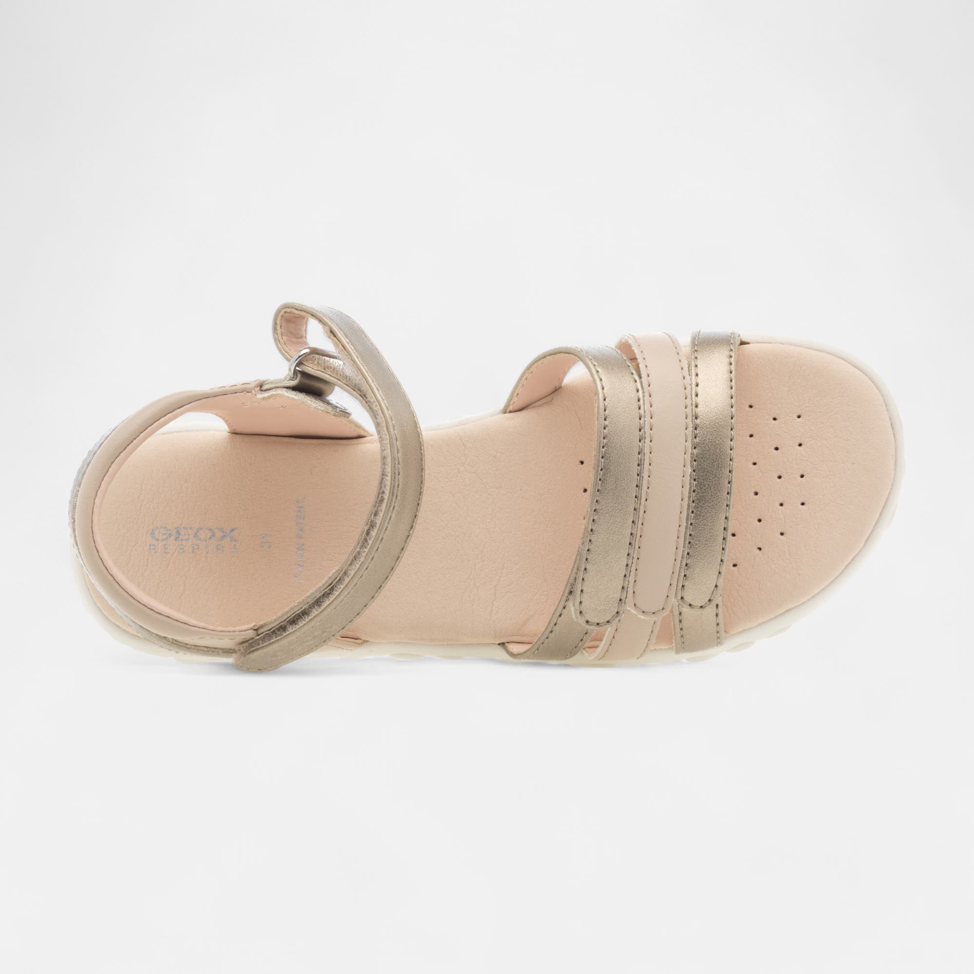 Nu-pieds Fille or