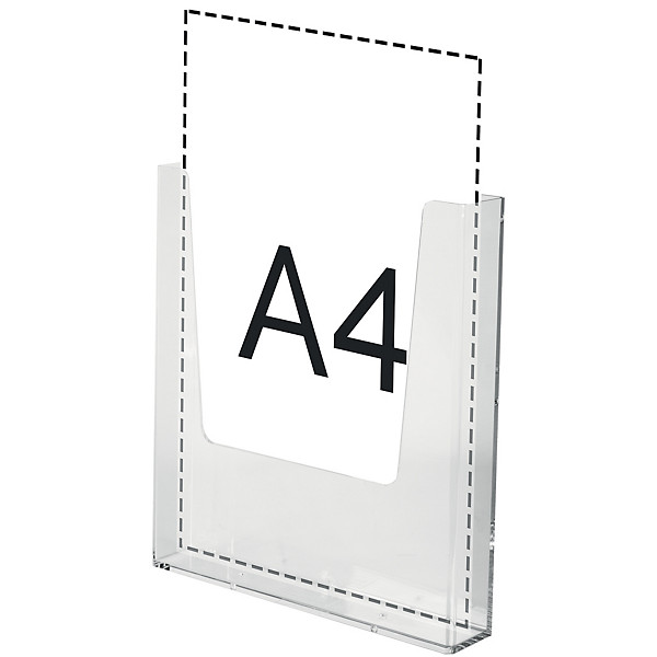 2 présentoirs muraux simple case format A4