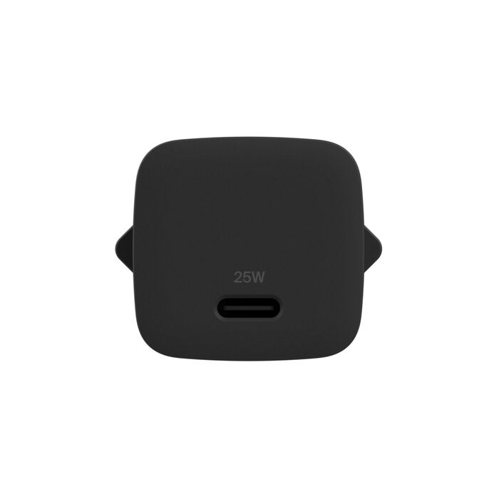 (25W) BoostCharge USB C Ladegerät Netzteil Power Delivery 3.1 mit Einklappbaren Kontaktstiften Recycled (WCA012kqBK) - Schwarz