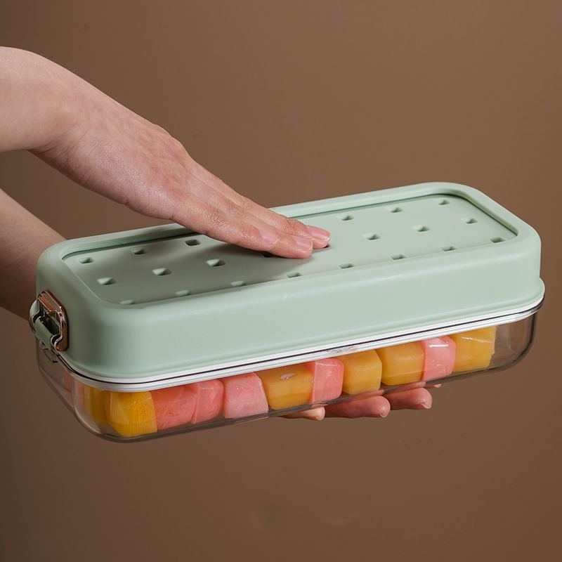 Koringa - IJsblokjesvorm met schepje