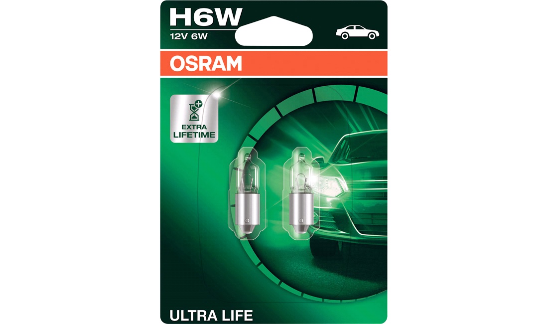 Pæresæt H6W Ultra Life - Osram