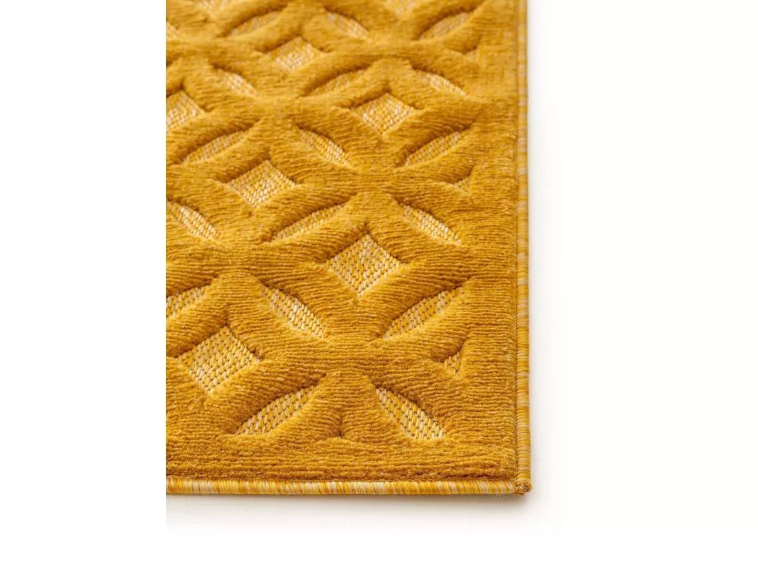 Tapis d'extérieur & intérieur Bonte Jaune 200x290 cm