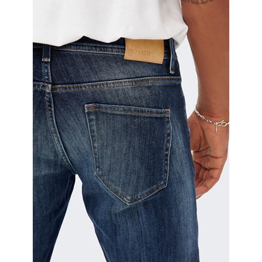 ONLY & Sons Weft Regular Jeans, Blue Denim, W28/L30