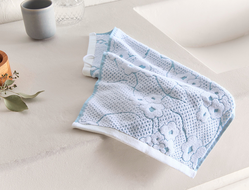 Serviette de bain Jacquard-Florescence