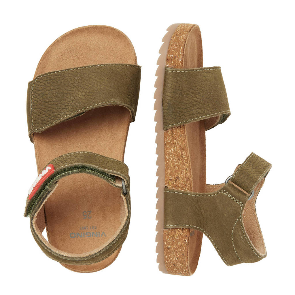 Vingino Xavisuède sandalen groen