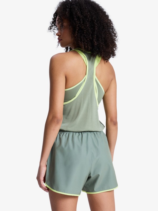 Everyday Flow Short taille élastique Vert Femme