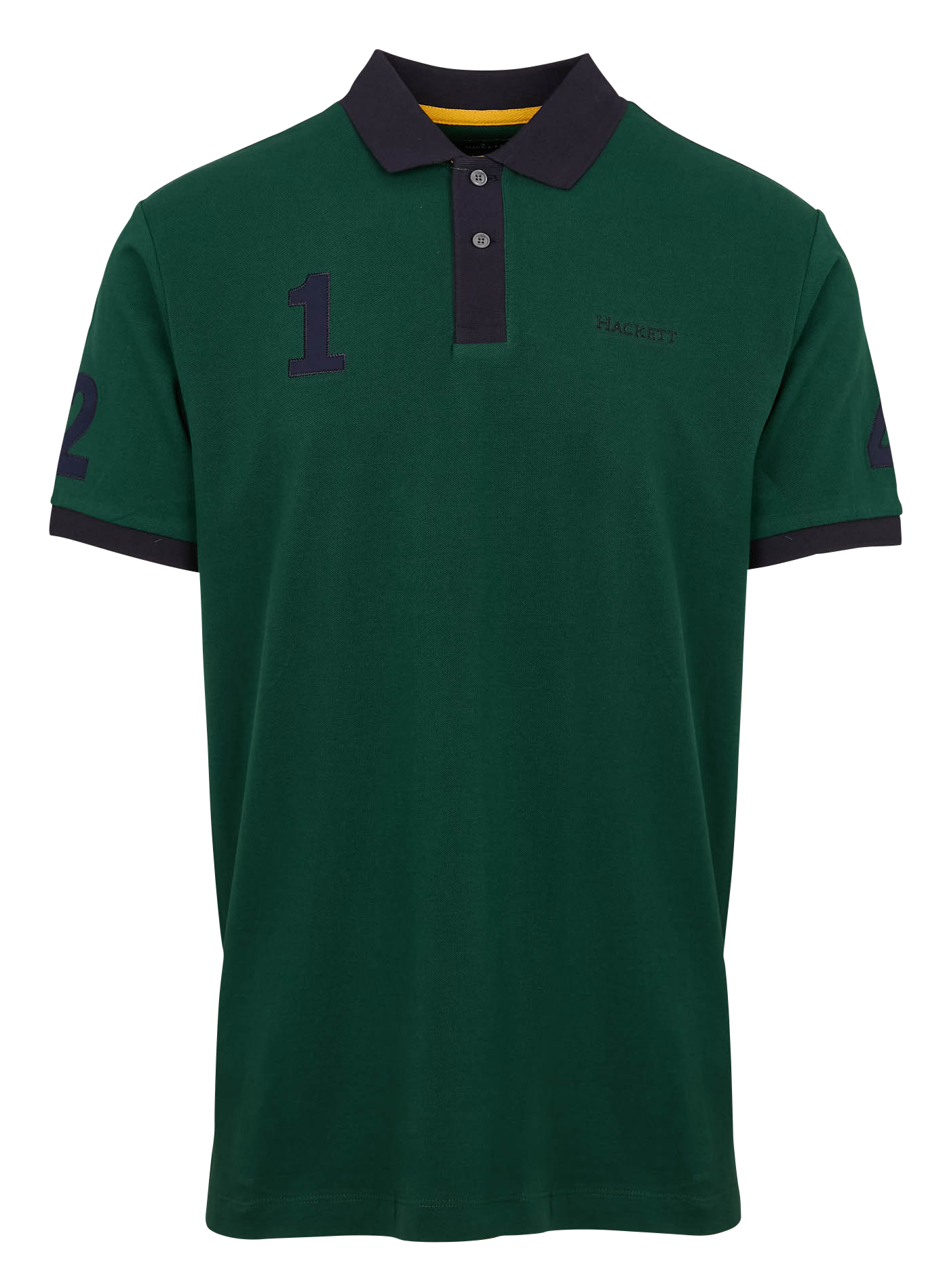 Polo droit en coton | Vert