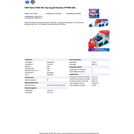 Paw Patrol Mighty Movie Mini Squad Patroller