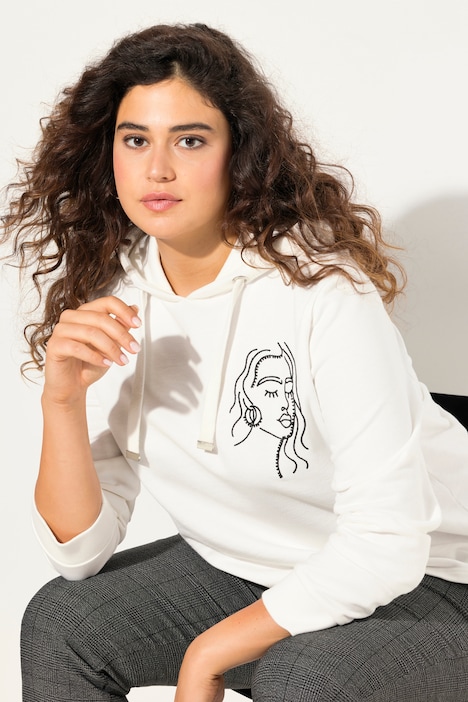 Hoodie, Gesicht, Classic, Kapuze, Langarm
