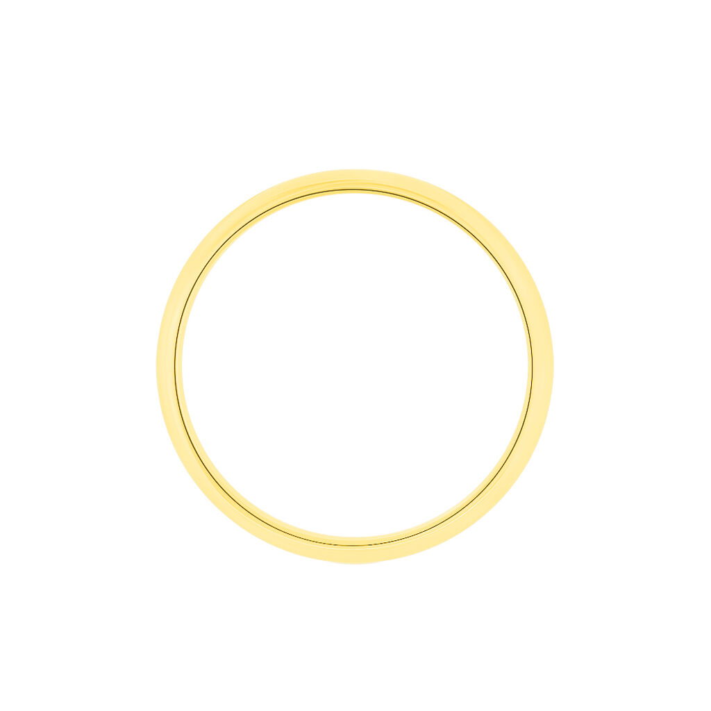Alliance Aphroditia Demi Jonc Bombé Or Jaune