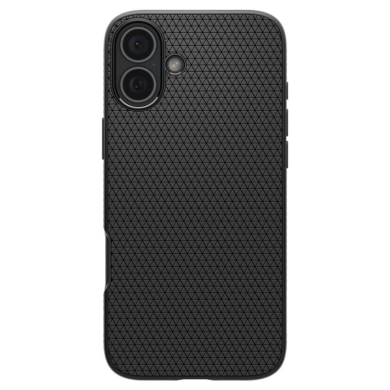 iPhone 16 Liquid Air Case Gummi Hülle (ACS08194) - Schwarz