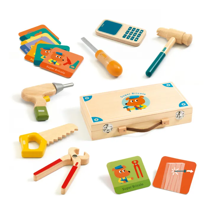 Djeco Boite à outils Super Bricolo