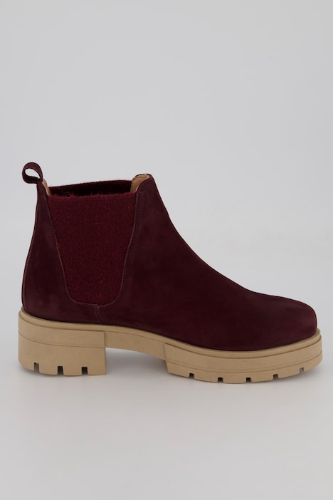 Chelsea-Boots, Elastikeinsatz, Nappaleder, Komfortweite