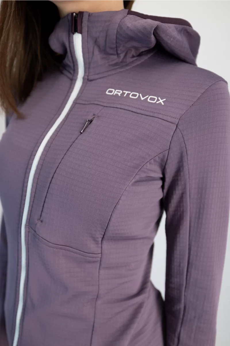 Ortovox Fleece Light Grid Hooded Damen Midlayer