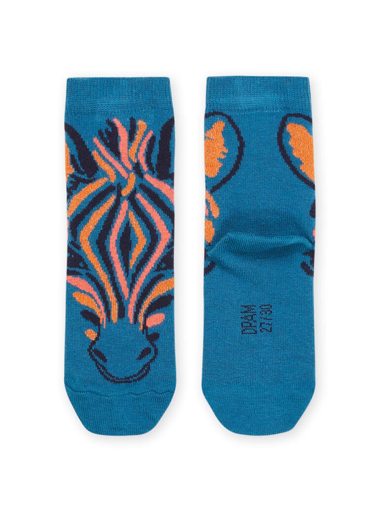 Chaussettes à motif zèbres