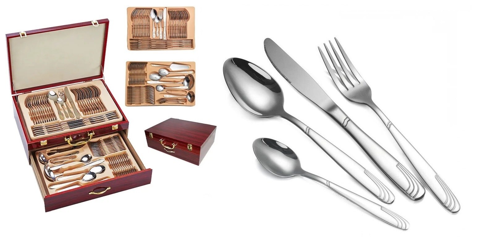 Hochwertiges Besteck Set 72-teilig