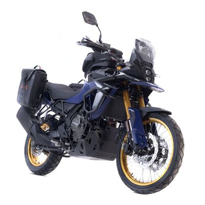 Sacoches cavalières SW-MOTECH SysBag WP M/M (17-23 litres x 2) complet avec support - Noir