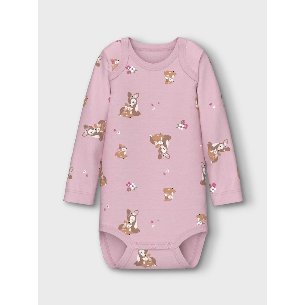 Køb Name It Ibis Rose Body 3-pack Ibis Rose Deer Noos