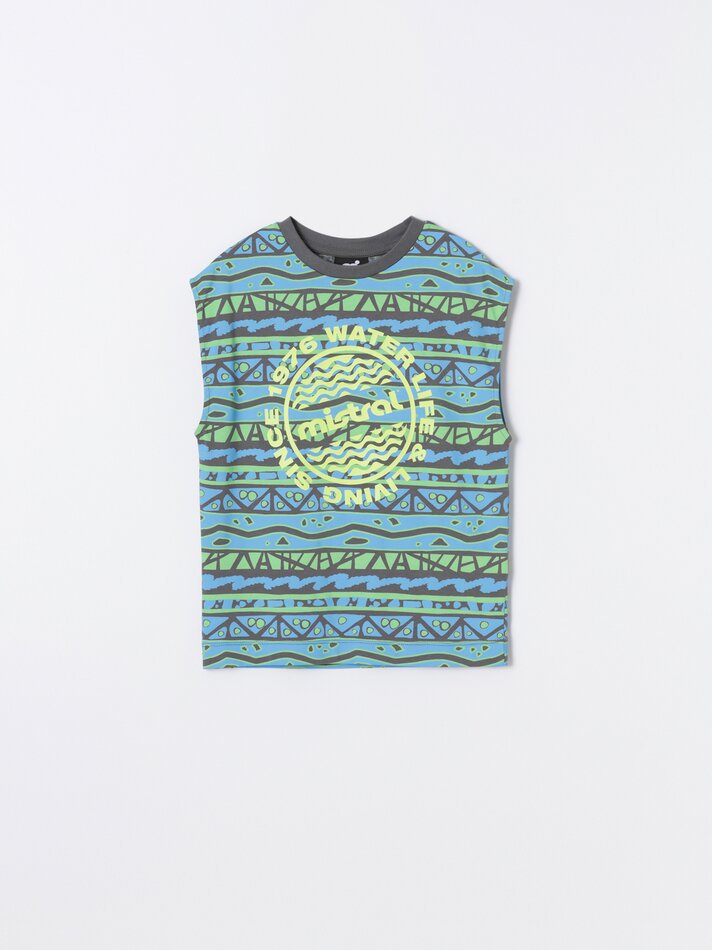Camiseta sem mangas Mistral x Lefties - Chumbo