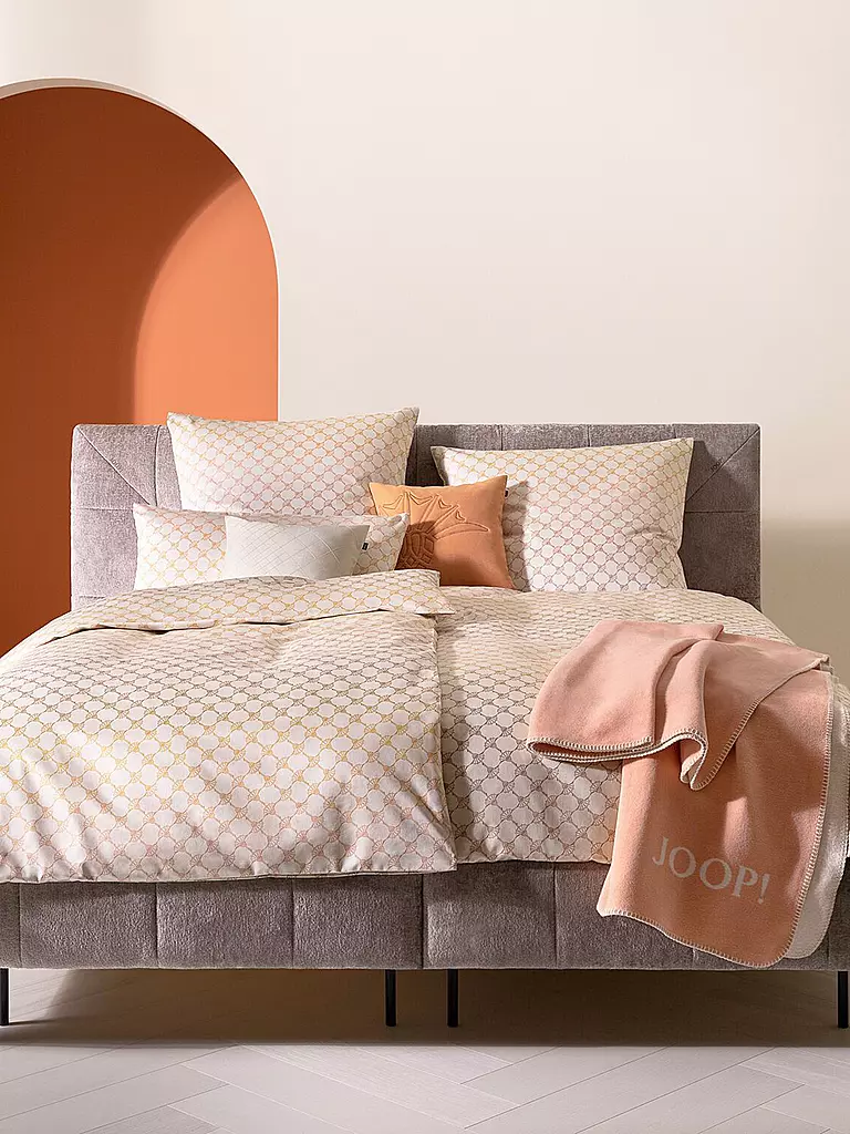 JOOP Satin Bettwäsche 200x200cm CORNFLOWER GLEAM  Blush rosa